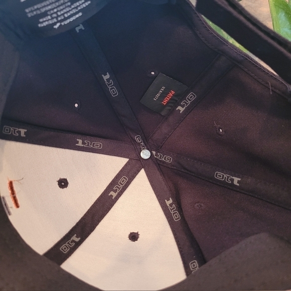 ONE TEN Ballcap with Embroidered Detail, Black, Adjustable - Picture 5 of 8